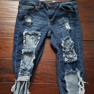 V.I.P. Juniors Ripped Cut Offs size 5/6